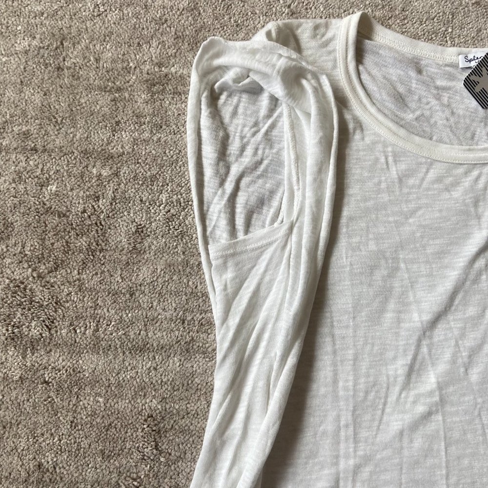 Splendid White Ruffle Top NWT - Picture 8 of 10